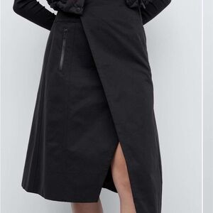 NWT Lululemon Black A-Line High-Rise Wrap Skirt size 4